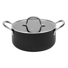 Meteore 4.8L Non-Stick Casserole Dish with Glass Lid